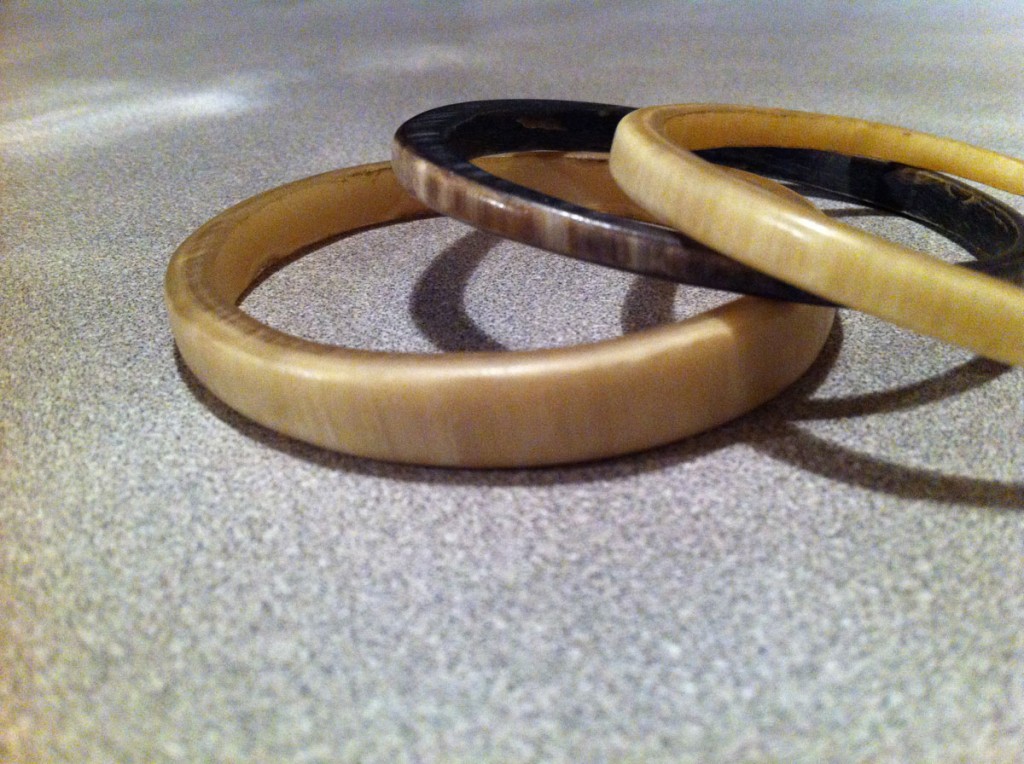 Banana Republic ox horn bracelet set