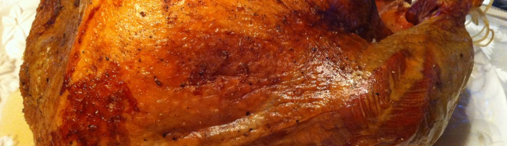 Convection-roasted turkey